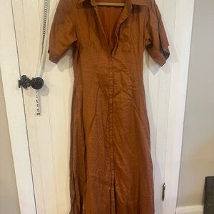 DISSH Terracotta Long Sleeve Dress
